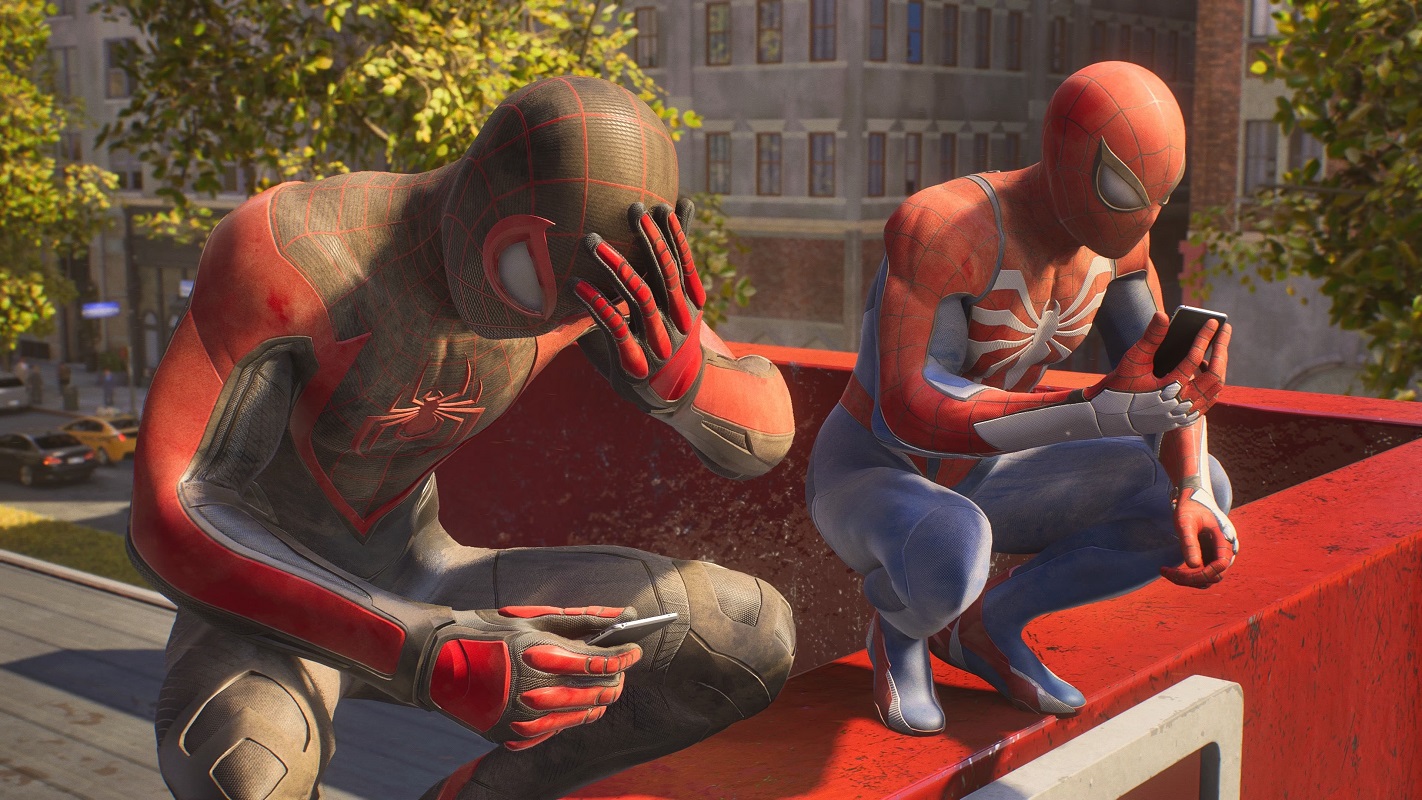Обложка: скриншот игры Marvel's Spider-Man 2