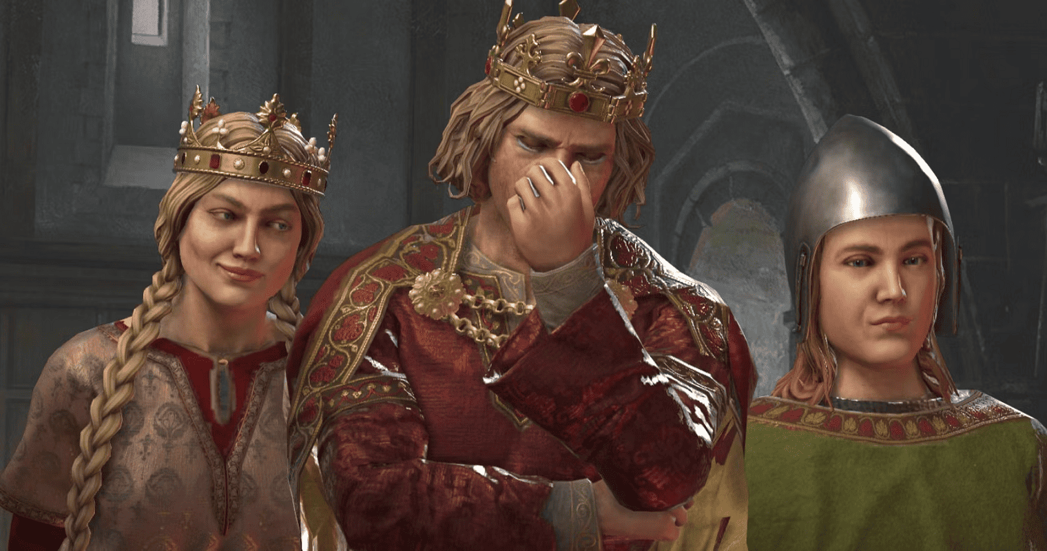 Обложка: скриншот игры Crusader Kings 3