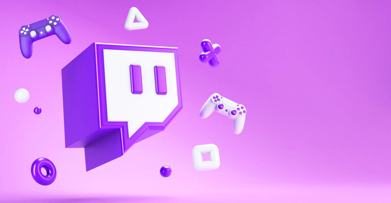 Обложка: логотип Twitch