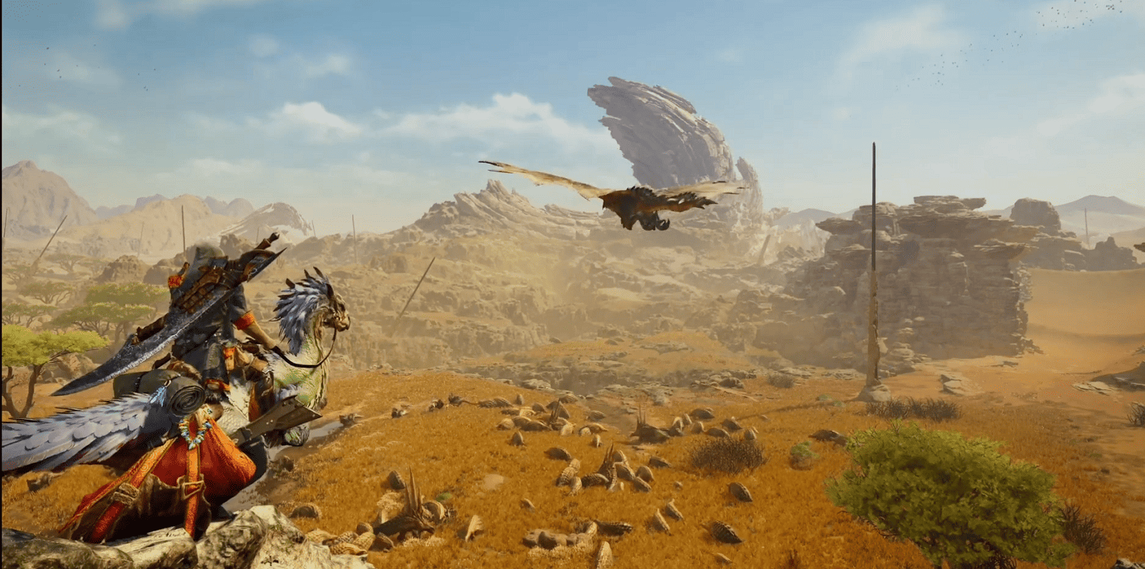Обложка: скриншот игры Monster Hunter Wilds