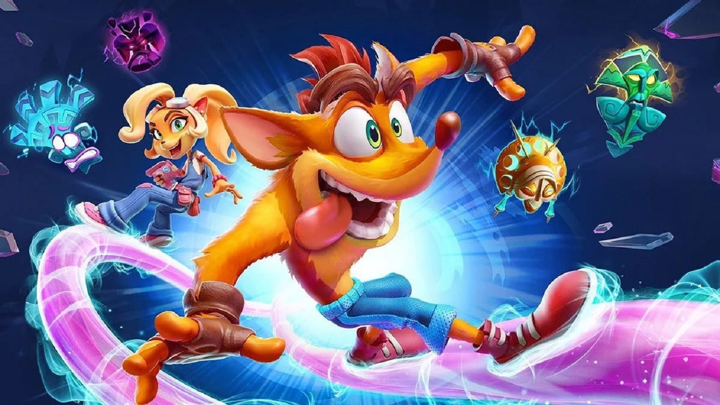 Обложка: постер Crash Bandicoot 4