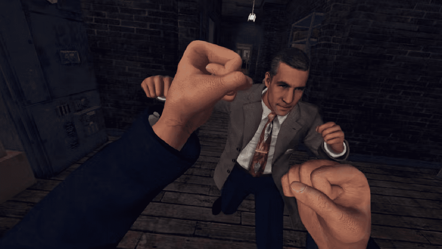 Обложка: скриншот игры L.A. Noire: The VR Case Files