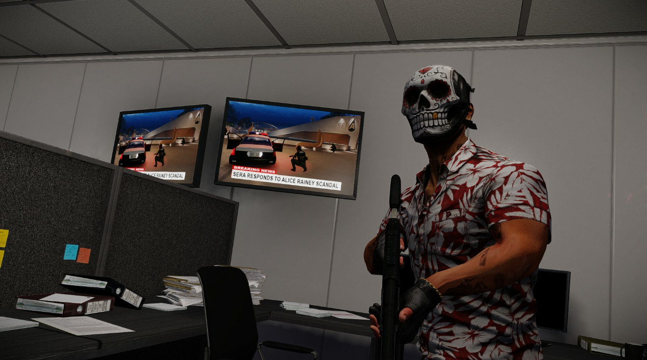 Обложка: скриншот Payday 2