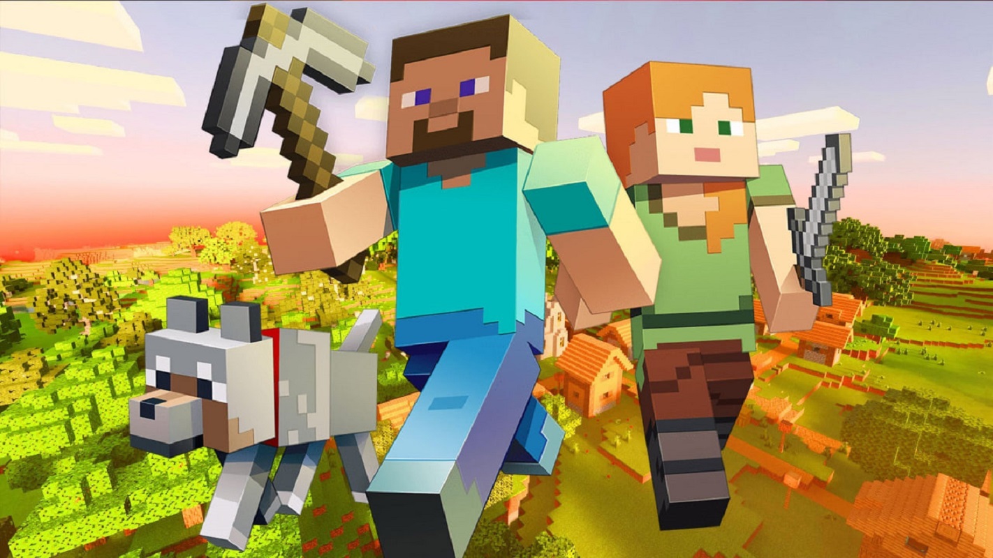 Обложка: постер Minecraft