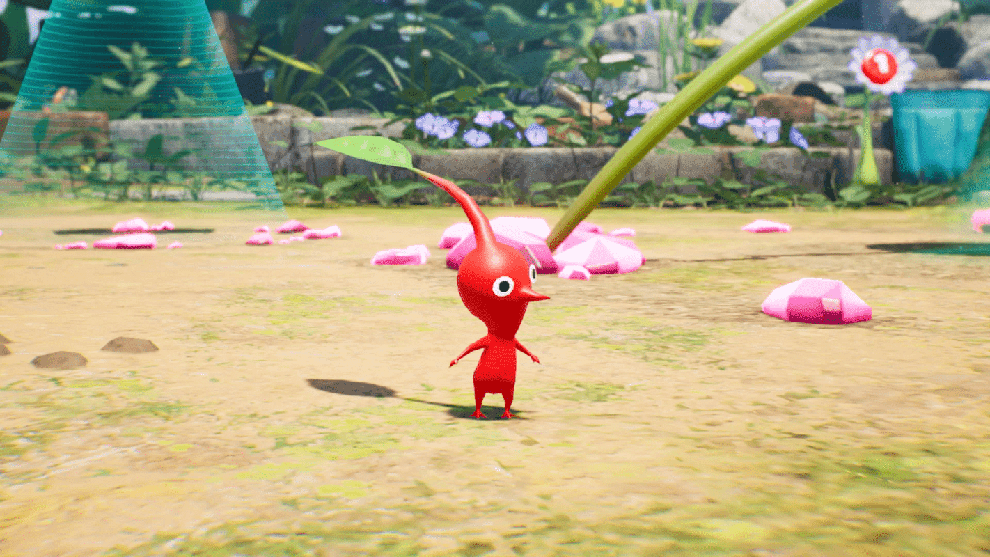 Обложка: скриншот игры Pikmin 4