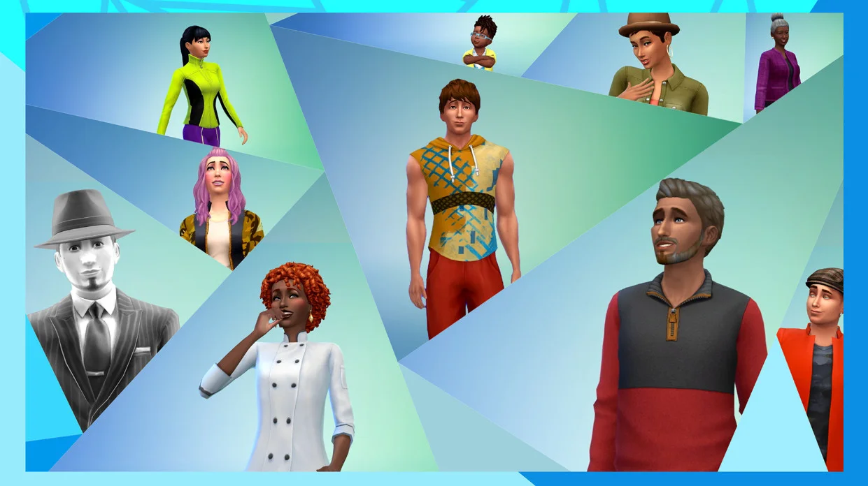 Couverture : Affiche Les Sims 4
