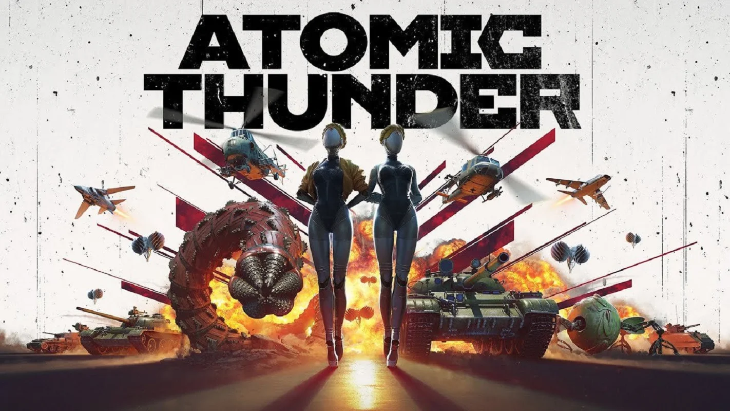 Couverture : Affiche croisée Atomic Heart et War Thunder