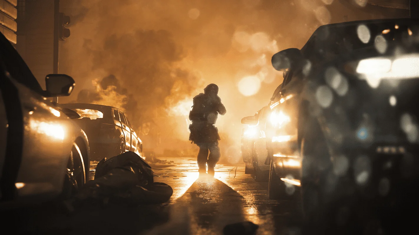 Couverture : capture d'écran du jeu Call of Duty : Modern Warfare