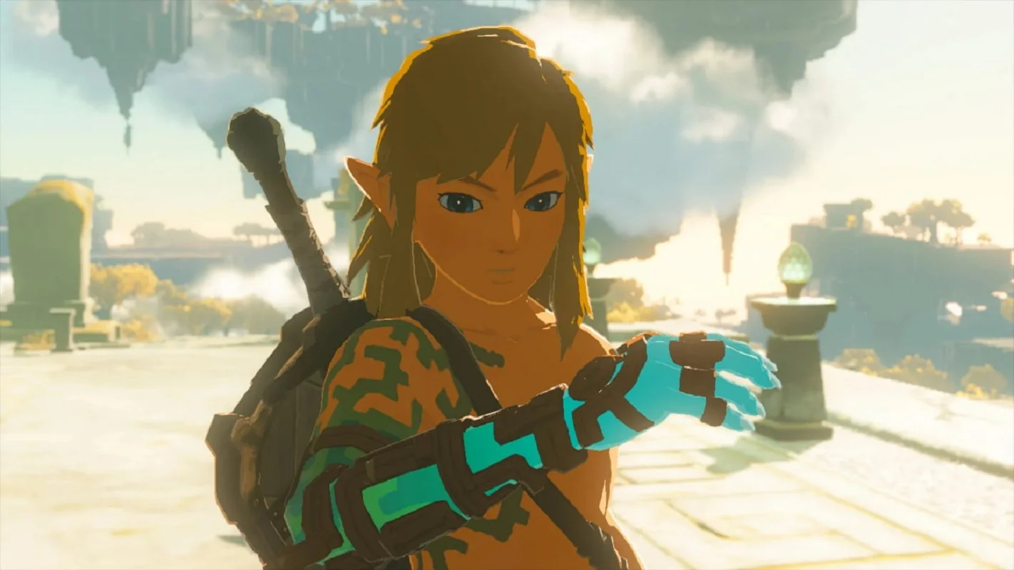 Omslag: screenshot van The Legend Zelda: Tears of the Kingdom