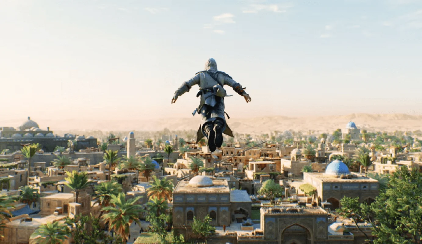 Couverture : capture d'écran du jeu Assassin's Creed Mirage