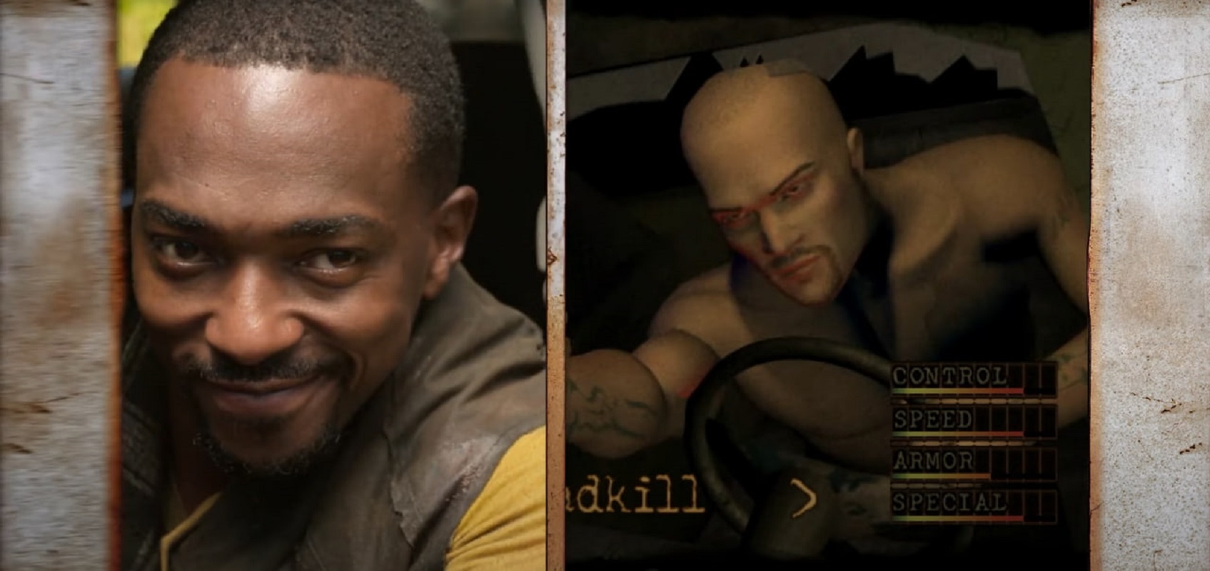 Обложка: Энтони Маки в образе героя Twisted Metal