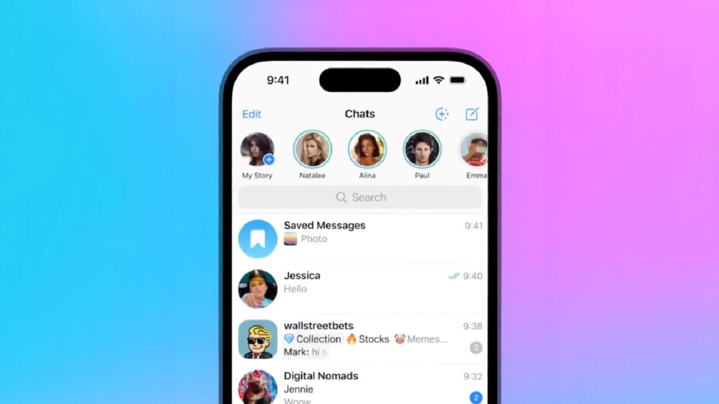 Обложка: «Истории» Telegram
