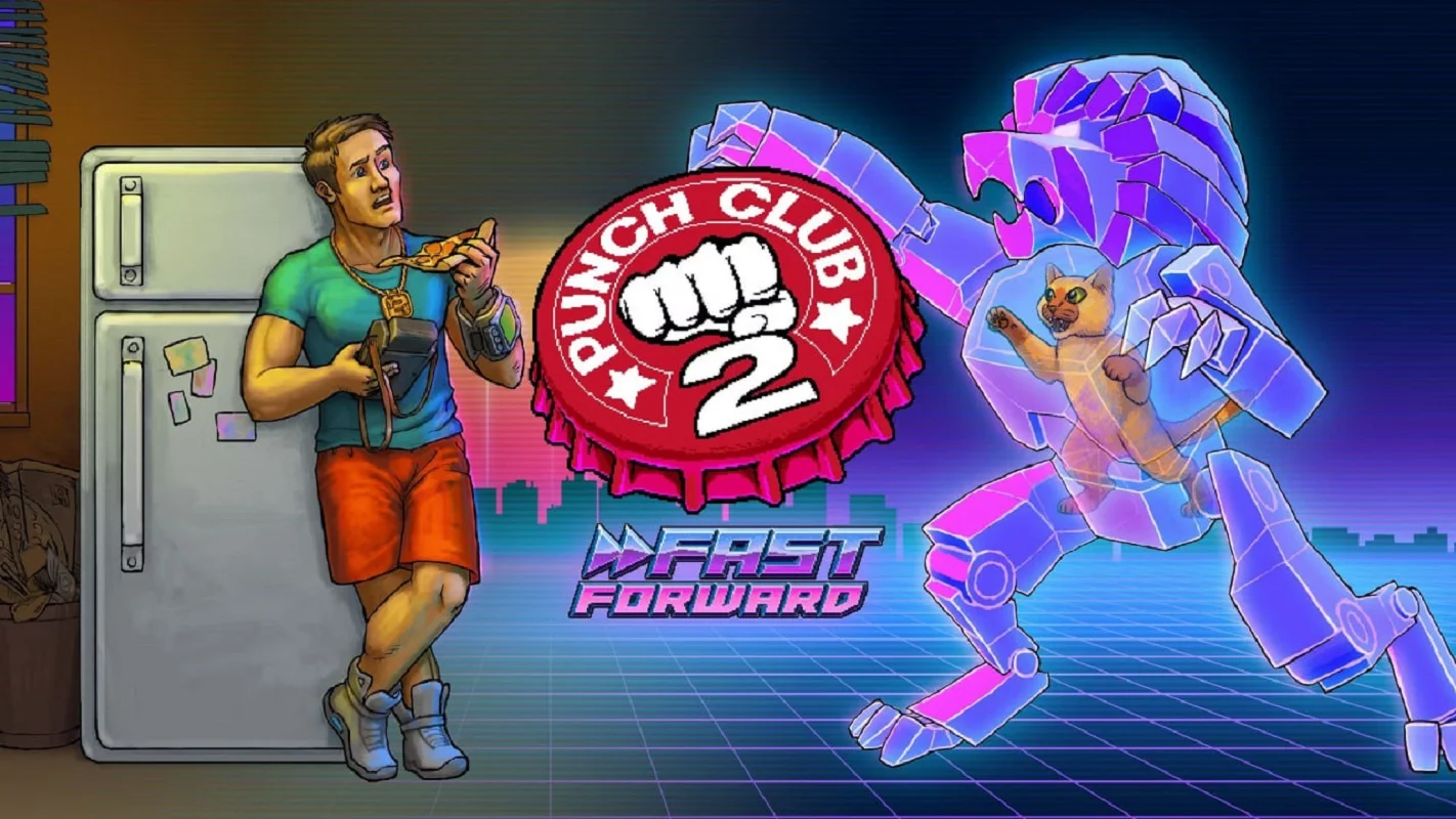 Omslag: Punch Club 2: Fast Forward-poster