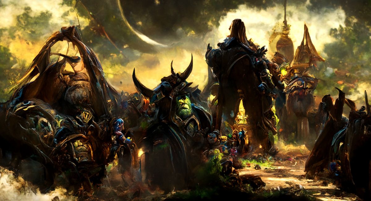 Key art of good World of Warcraft expansion, AI
