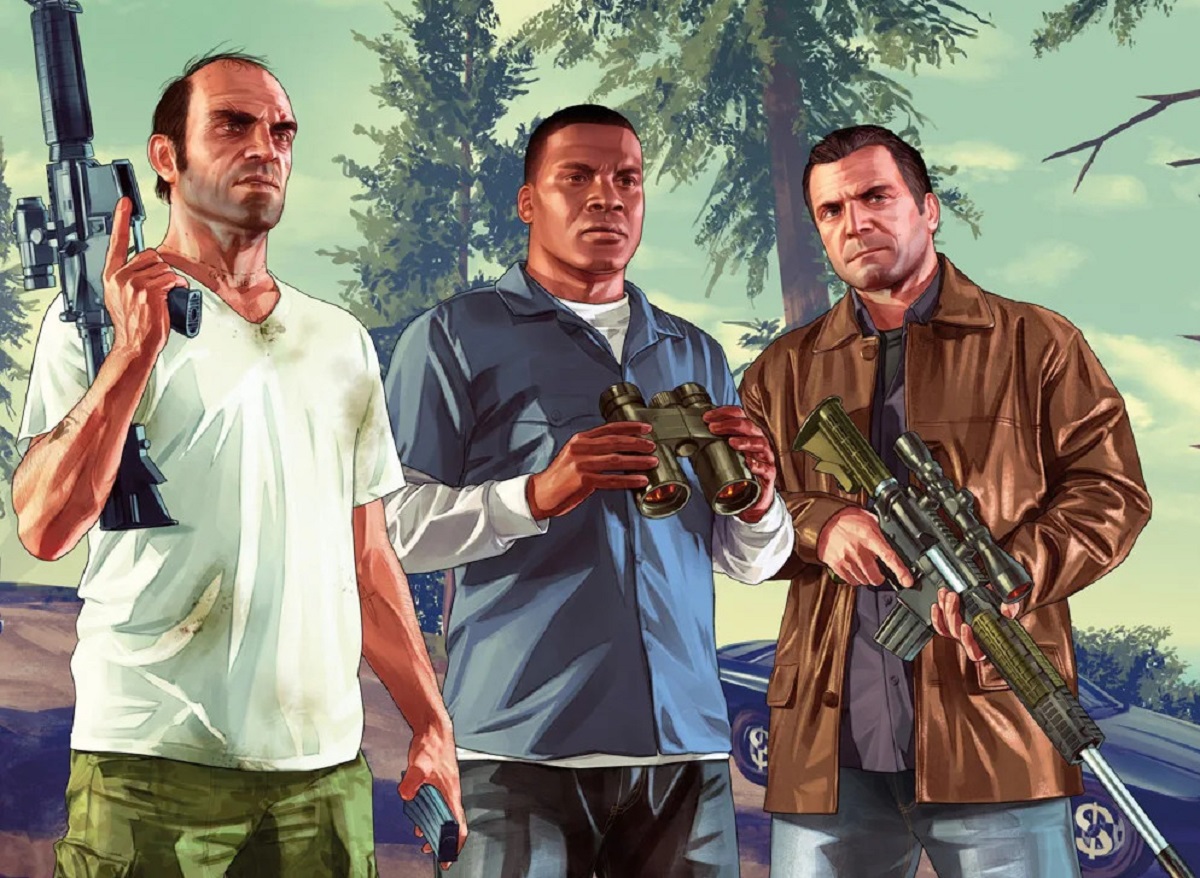 Обложка: постер Grand Theft Auto V