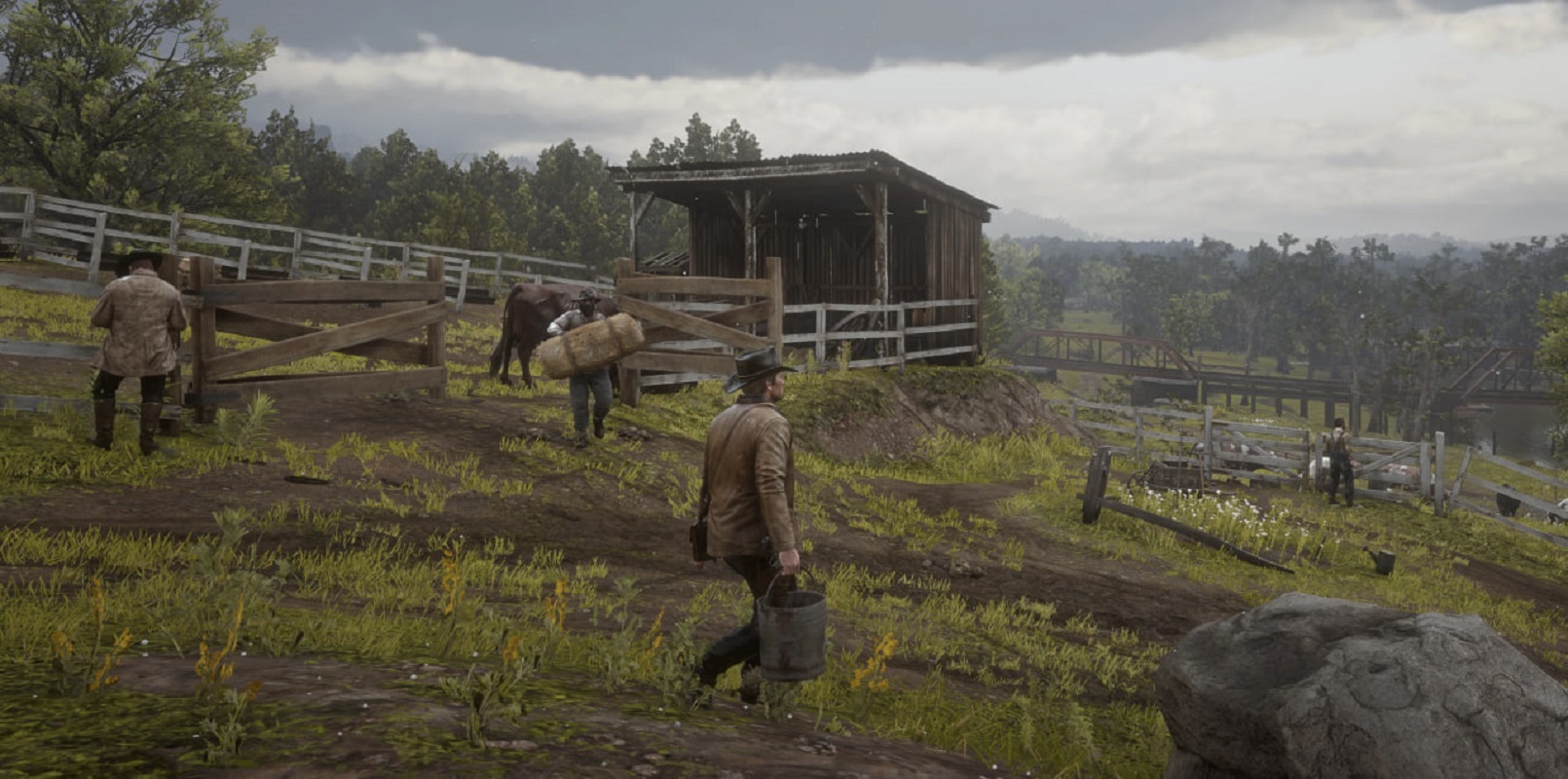 Обложка: скриншот Red Dead Redemption 2