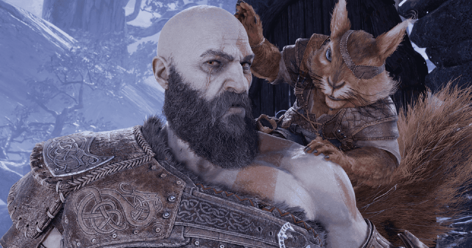 Обложка: скриншот игры God Of War: Ragnarok
