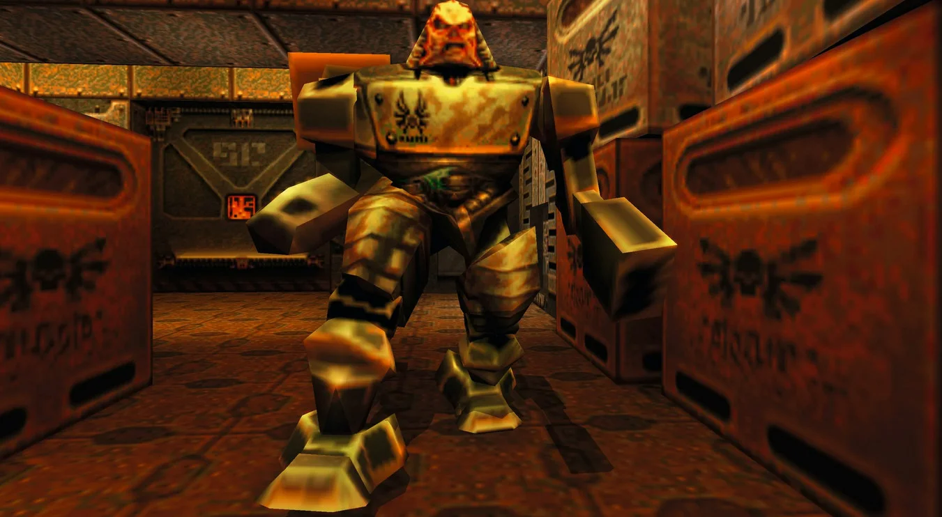 Couverture : capture d'écran de Quake 2