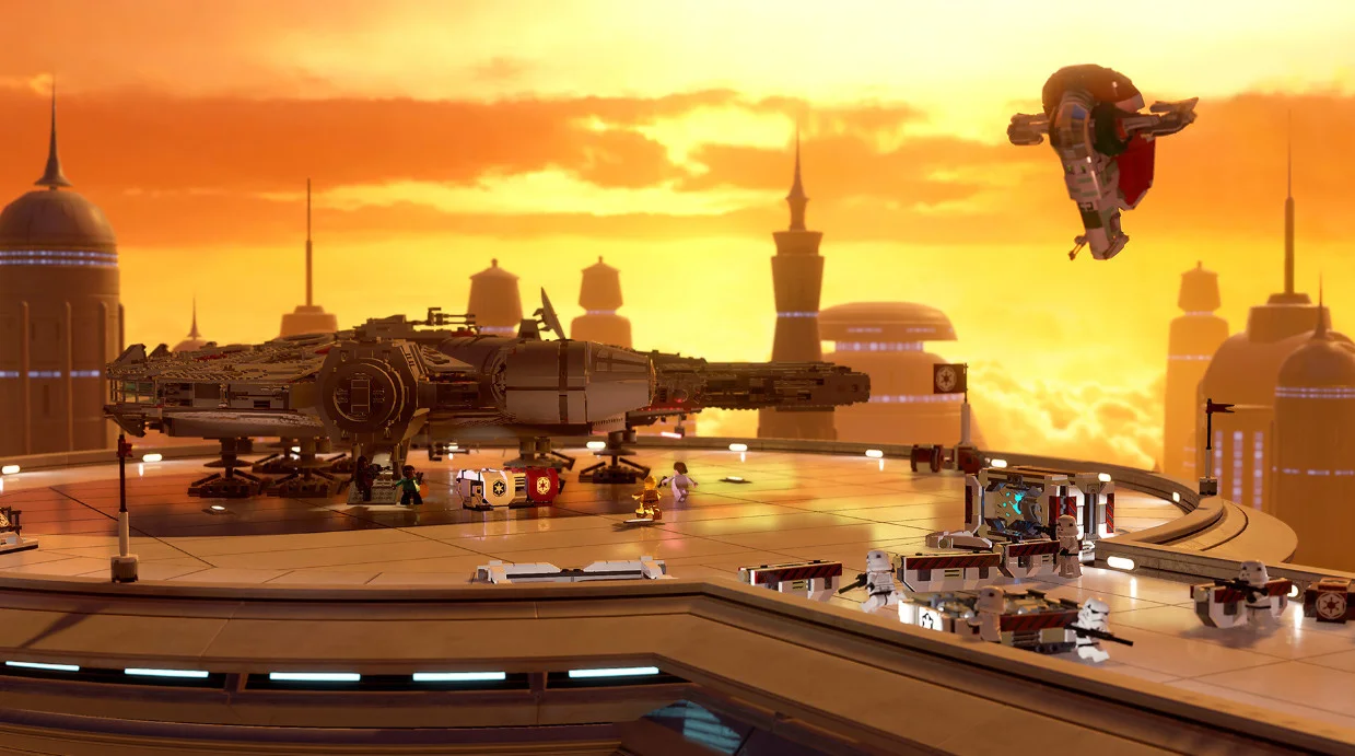 Portada: captura de pantalla de Lego Star Wars: La saga Skywalker