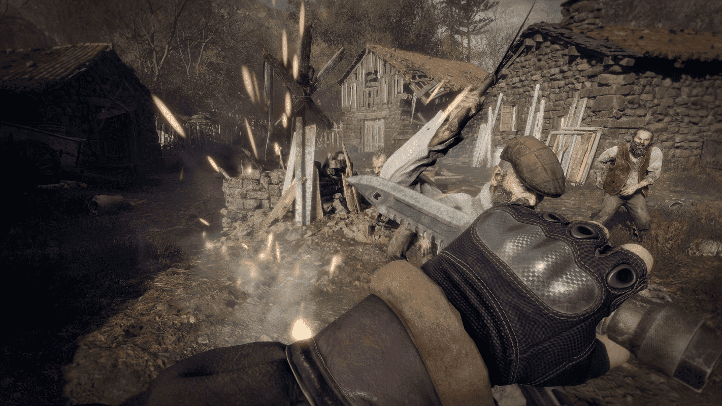 Обложка: скриншот игры Resident Evil 4 VR Mode