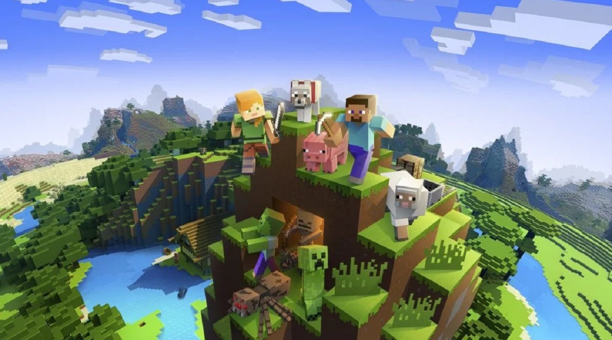 Обложка: постер Minecraft
