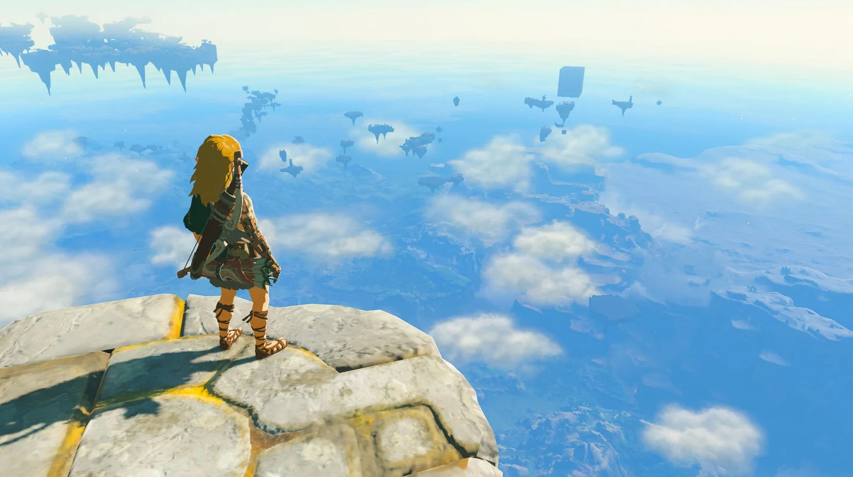 Omslag: screenshot van The Legend of Zelda: Tears of the Kingdom