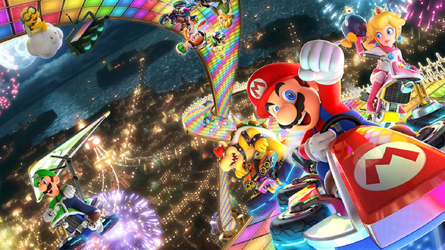 Обложка: постер Mario Kart 8 Deluxe