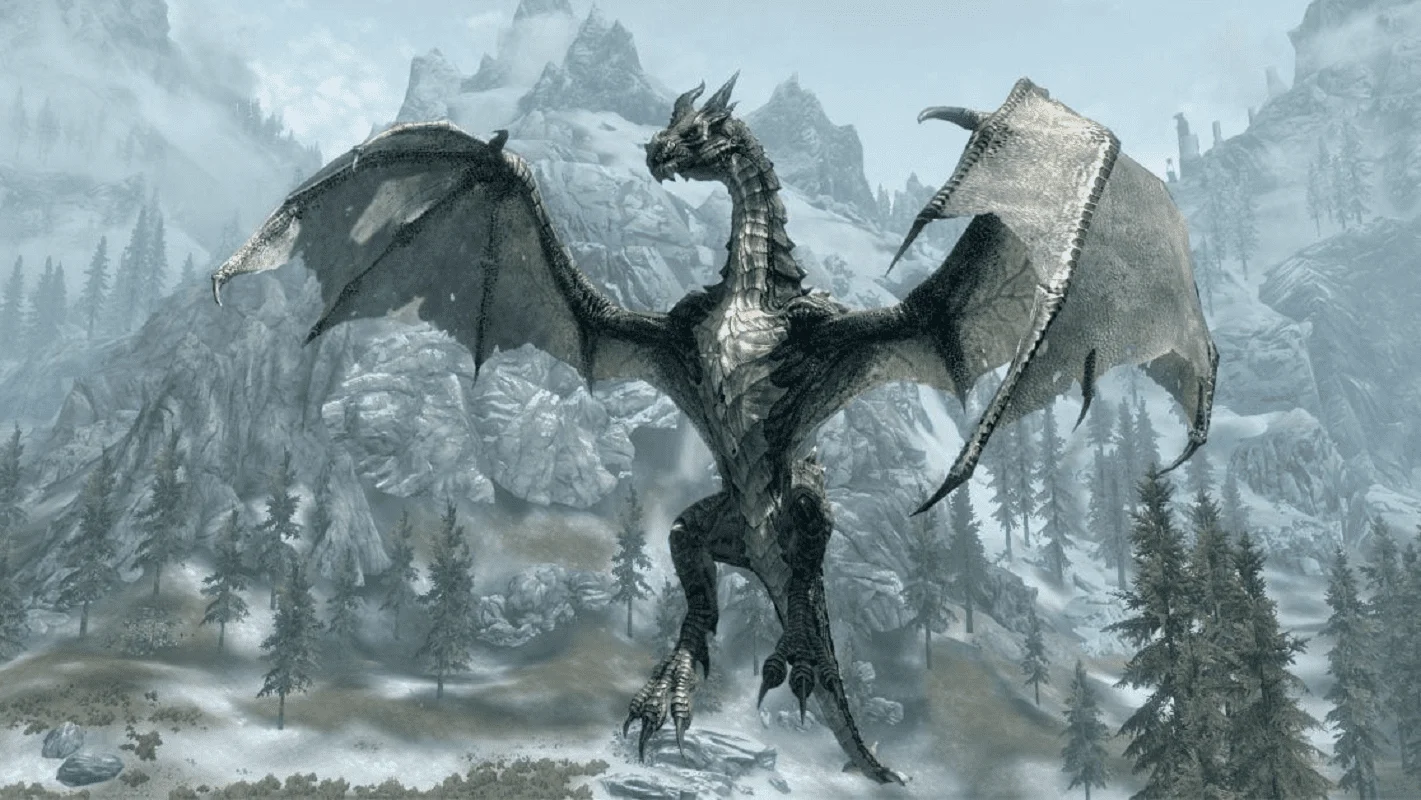 Couverture : capture d'écran de The Elder Scrolls V: Skyrim