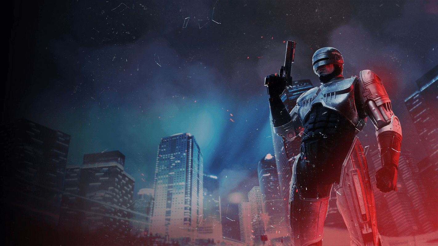 Обложка: постер игры RoboCop Rogue City