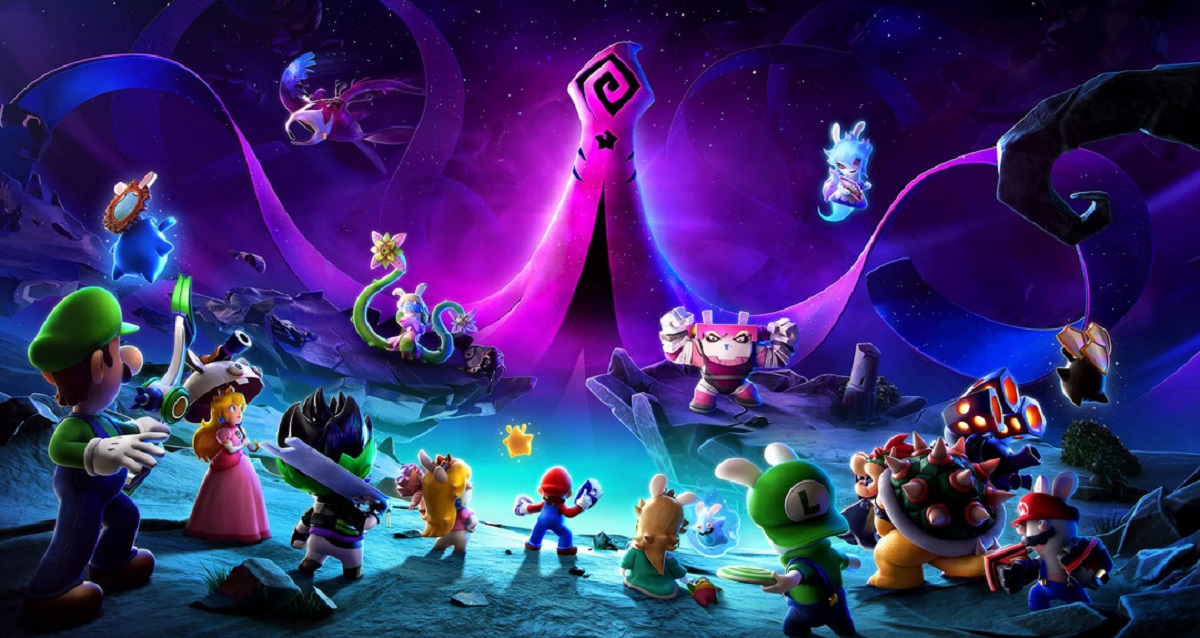 Обложка: постер Mario + Rabbids Sparks of Hope