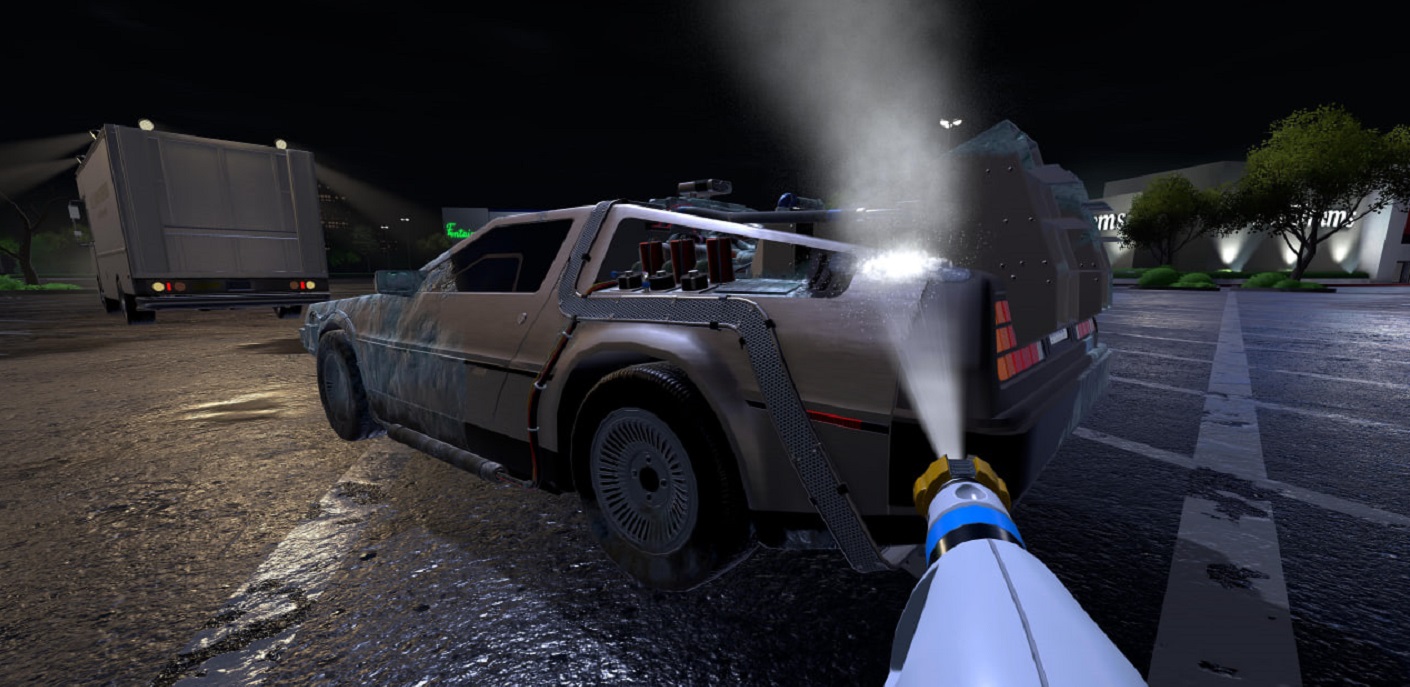 Обложка: скриншот PowerWash Simulator - Back to the Future Special Pack