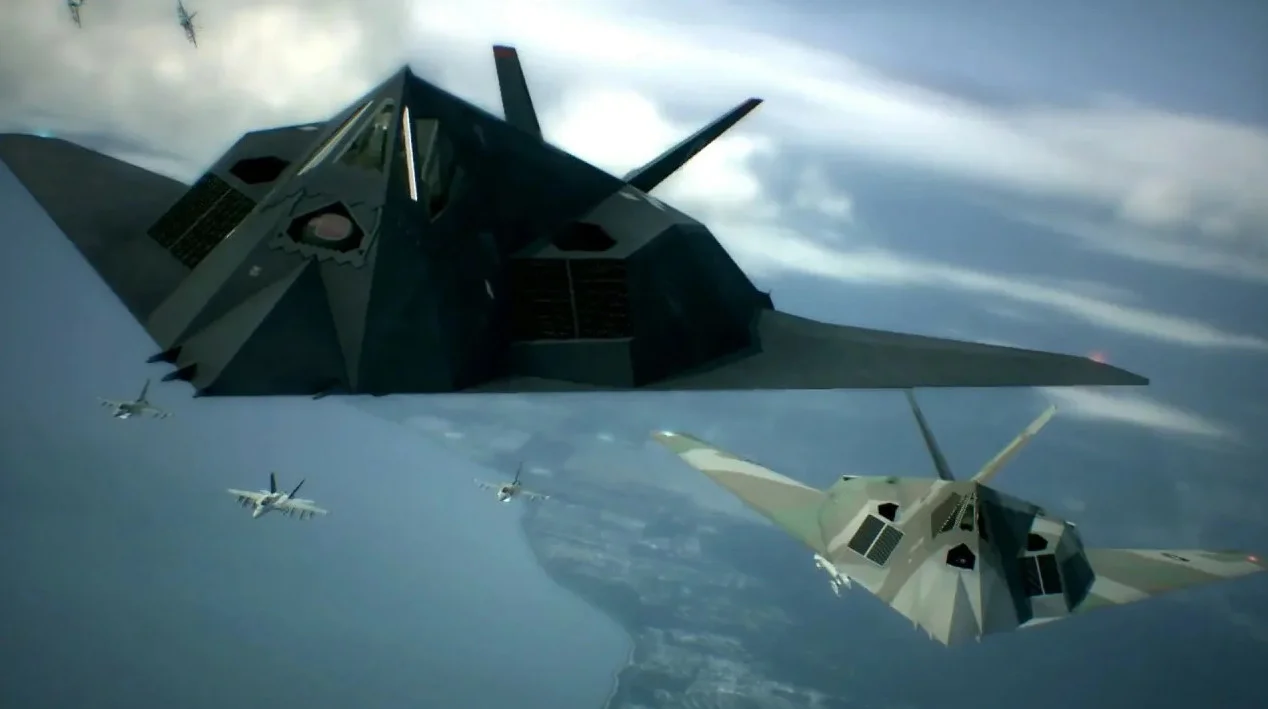 Couverture : capture d'écran d'Ace Combat 6