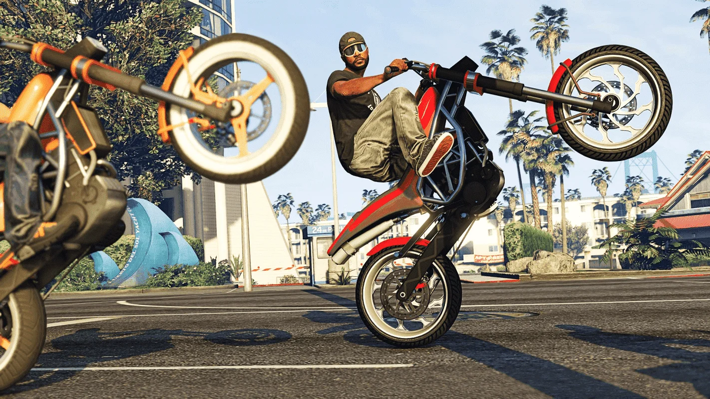 Cover: screenshot van het spel Grand Theft Auto V