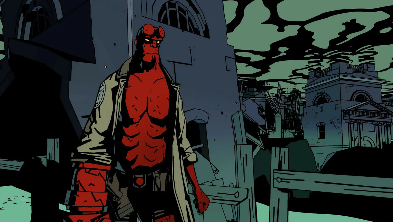Couverture : capture d'écran de Hellboy : Web of Wyrd