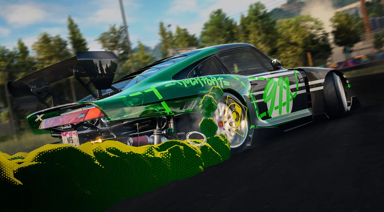 Couverture : capture d'écran de Need for Speed Unbound