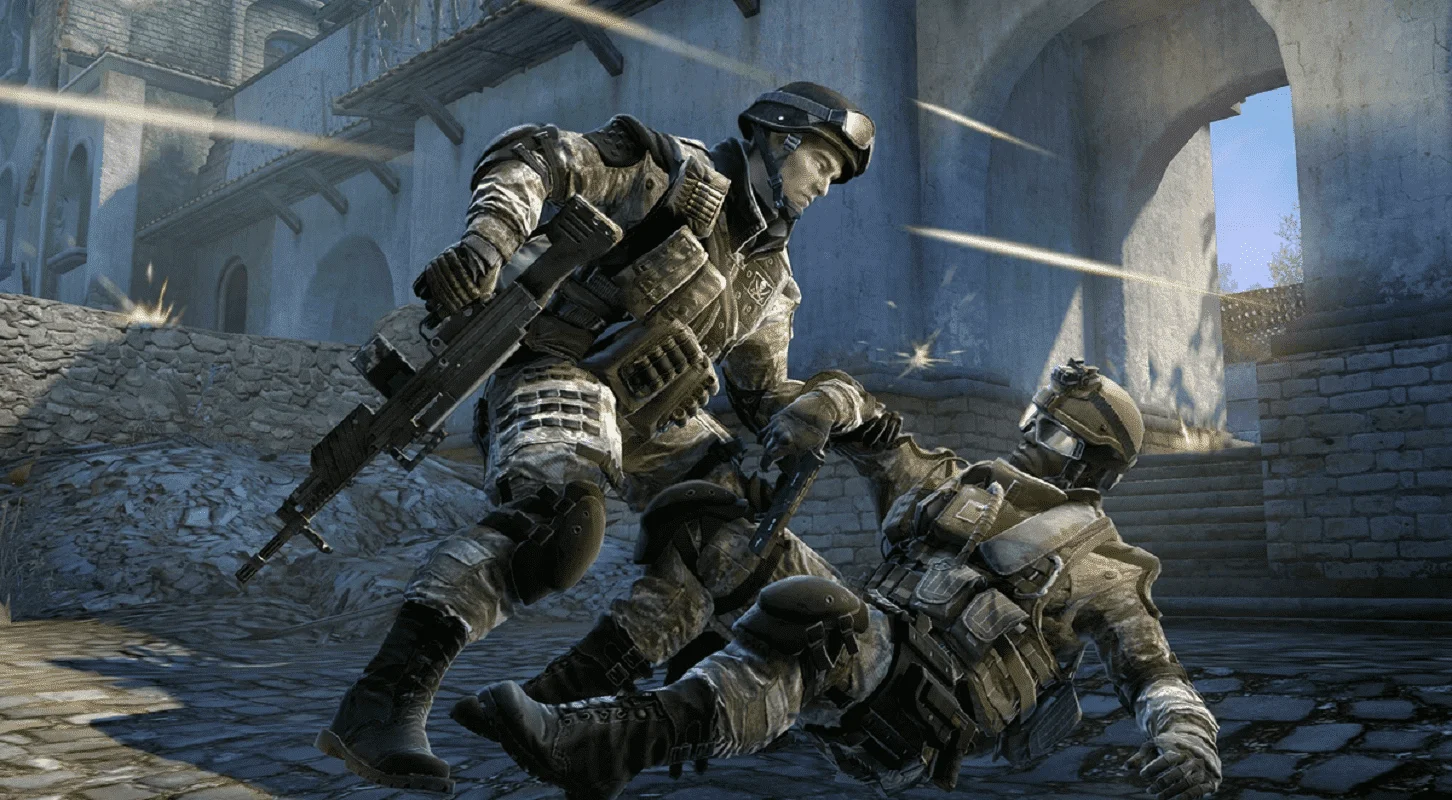 Couverture : capture d'écran du jeu Warface