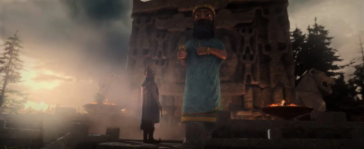 Couverture : image tirée de la bande-annonce de Total War : Pharaoh