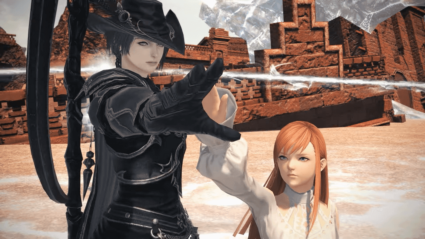 Обложка: скриншот игры Final Fantasy XIV