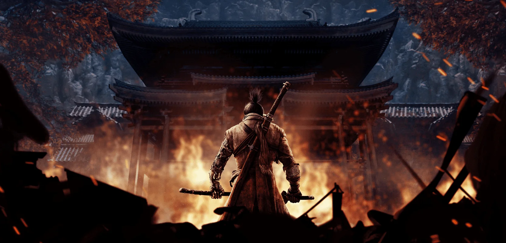 Couverture : capture d'écran du jeu Sekiro : Shadows Die Twice