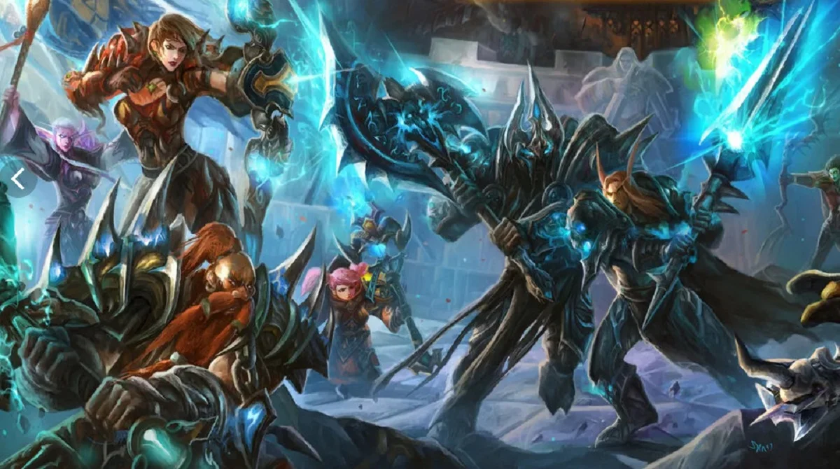 Couverture : Affiche de World of Warcraft