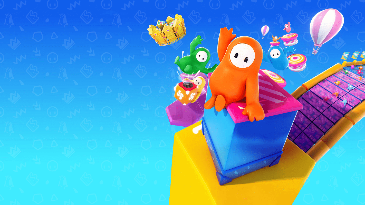 Обложка: скриншот игры Fall Guys