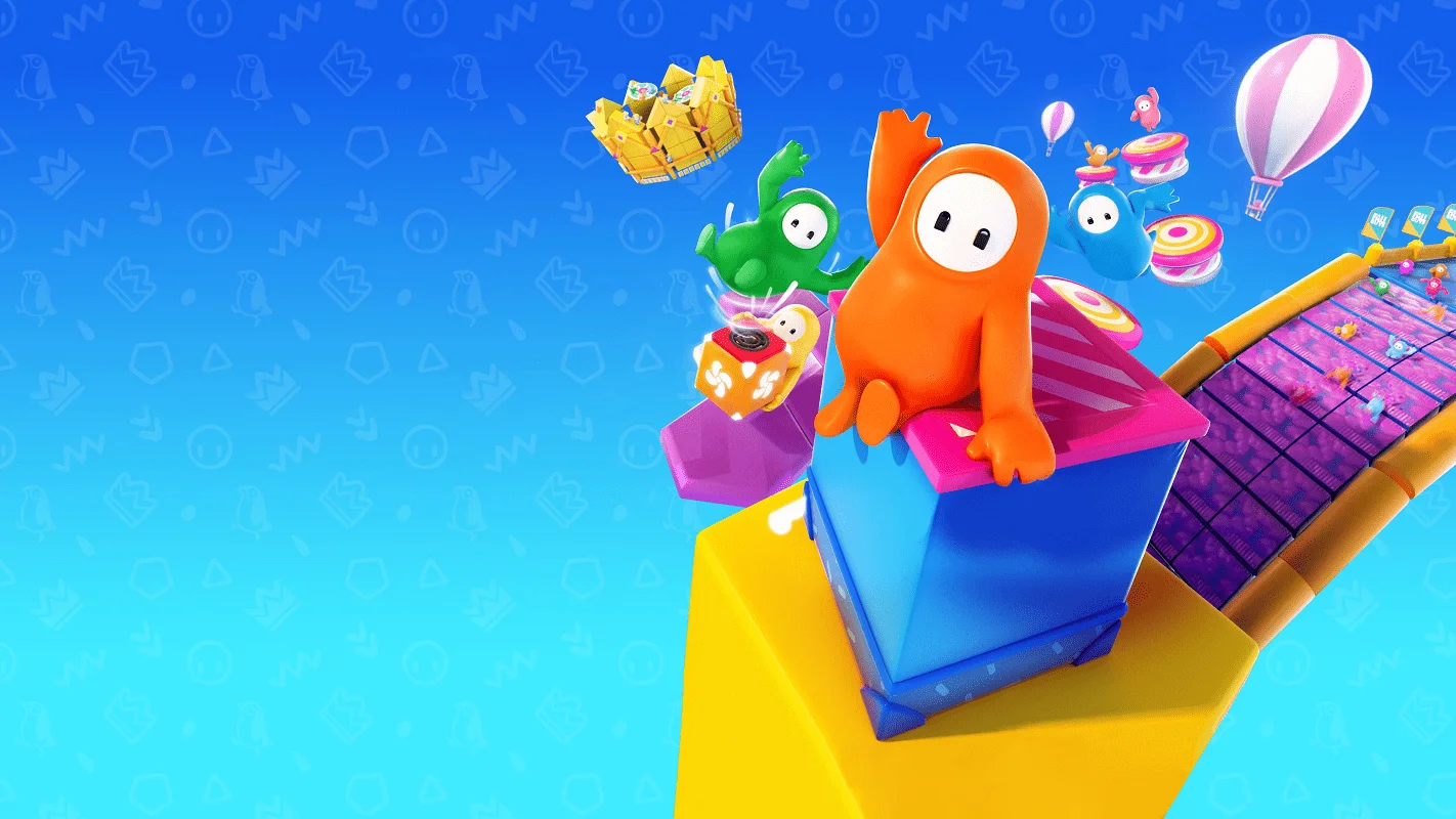 Обложка: скриншот игры Fall Guys