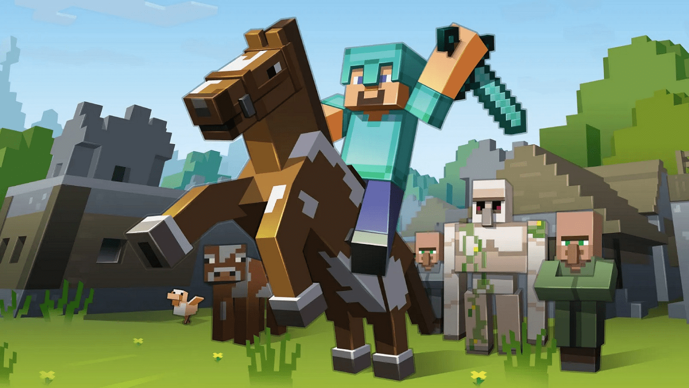Обложка: скриншот игры Minecraft