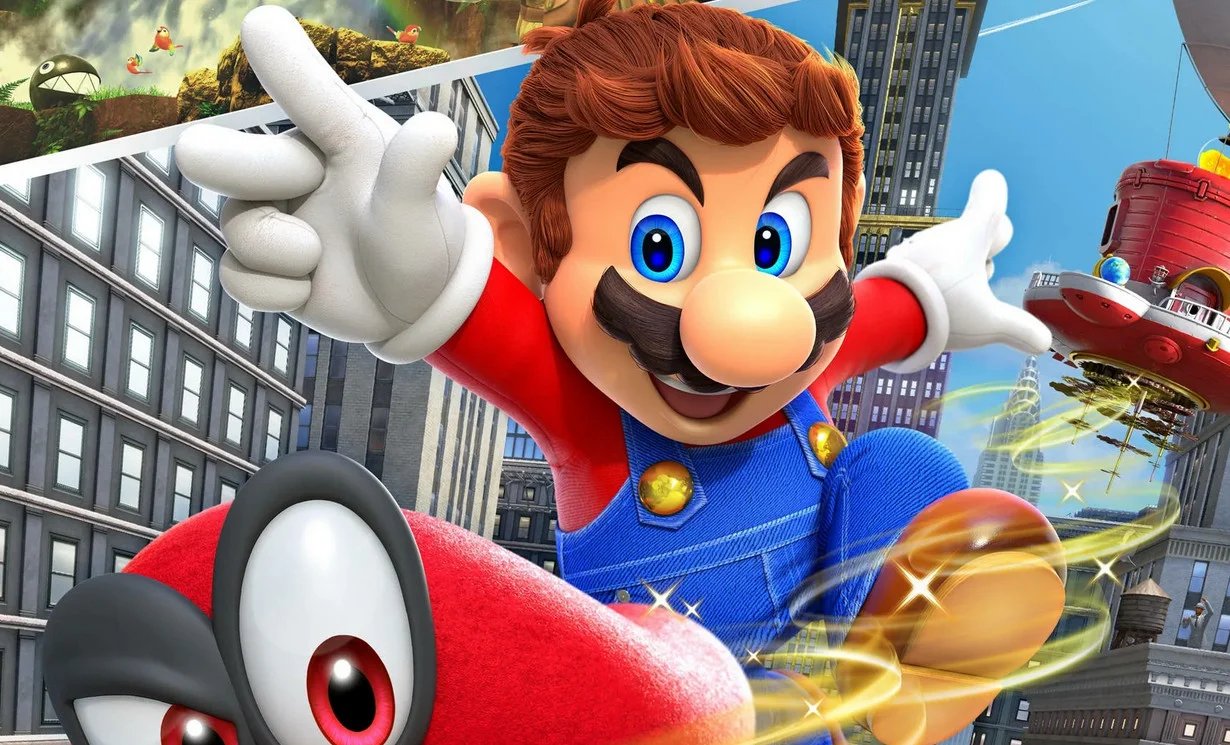 Обложка: постер Super Mario Odyssey