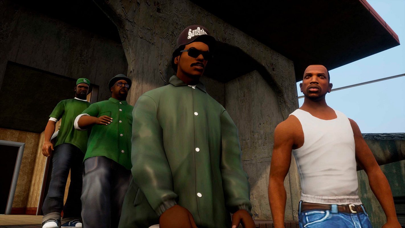Обложка: скриншот игры Grand Theft Auto: The Trilogy — The Definitive Edition