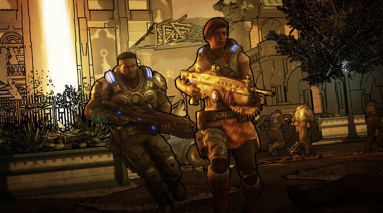 Обложка: скриншот Gears 5