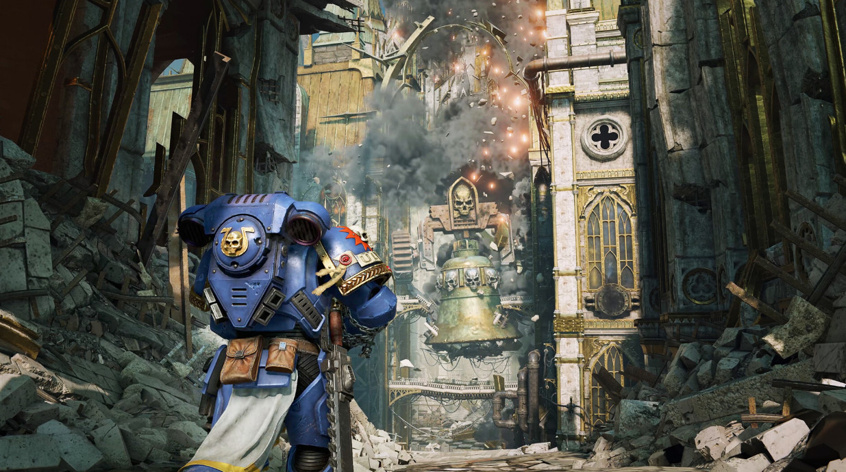 Обложка: скриншот Warhammer 40K: Space Marine 2
