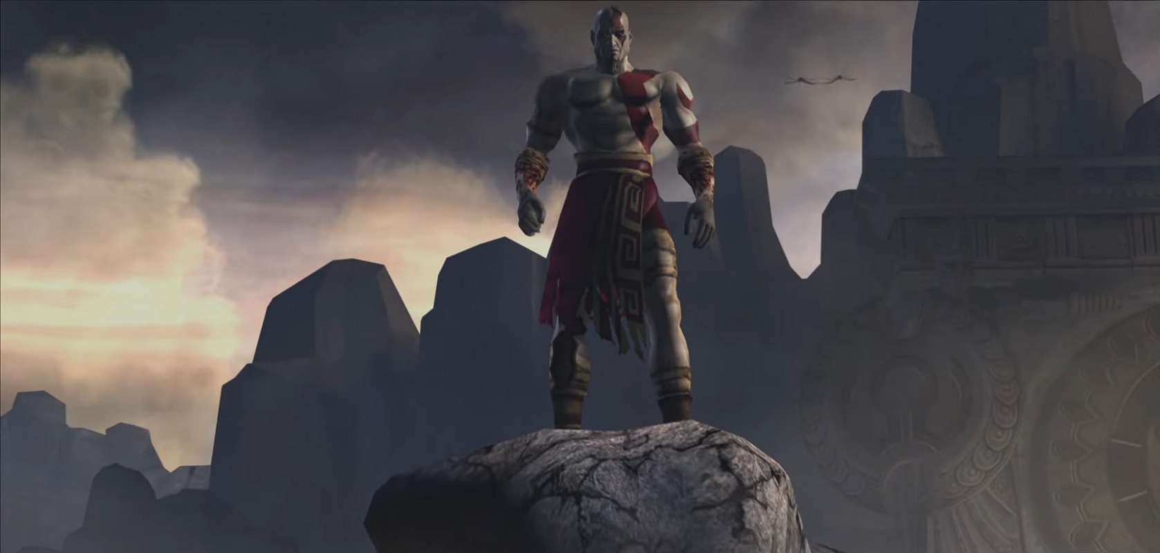 Обложка: скриншот игры God of War