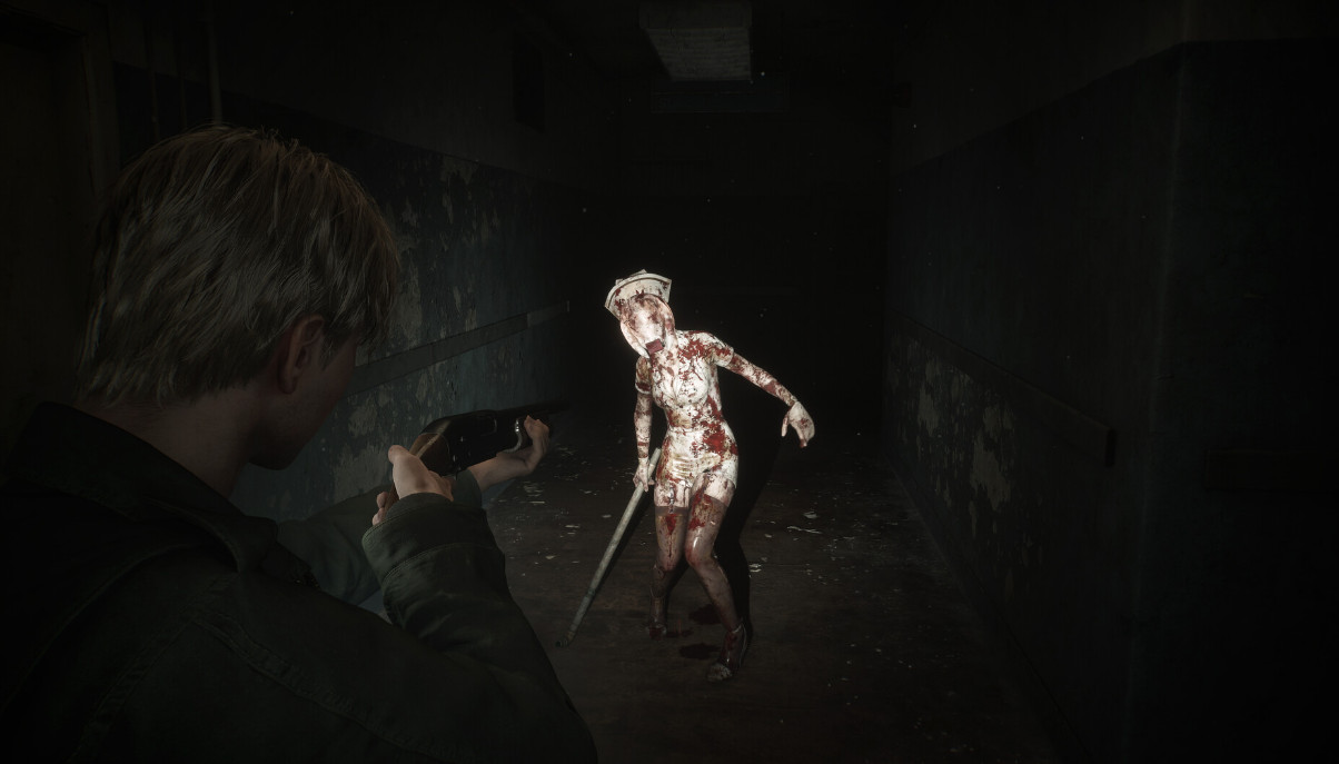 Обложка: скриншот ремейка Silent Hill 2