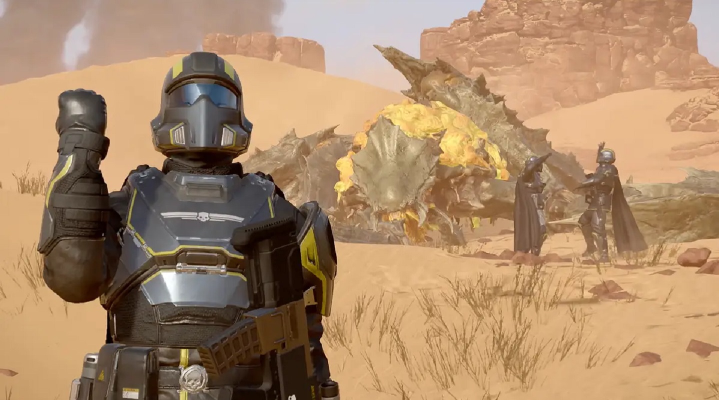 Обложка: скриншот игры Helldivers 2